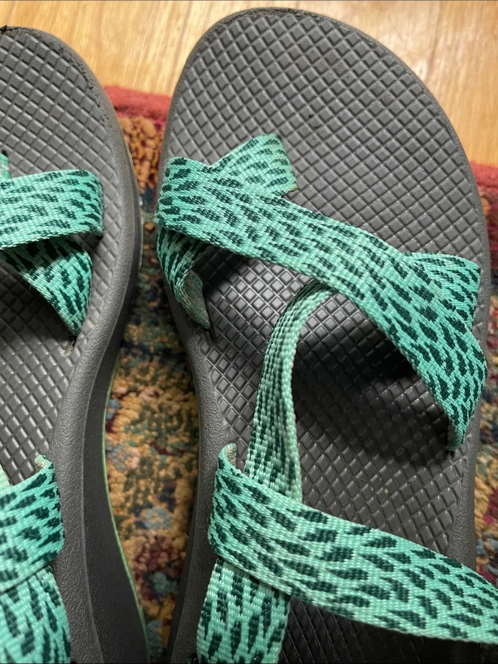 Chaco zcloud 2 Women’s Green Strappy Sport Sandals, size 8 or 39